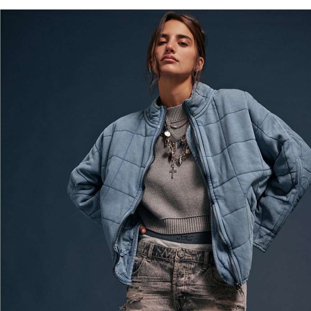 Free People Dolman Quilted Jacket